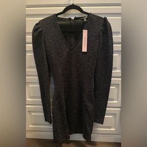 Bloomingdale’s Aqua Tight Fitted Dress